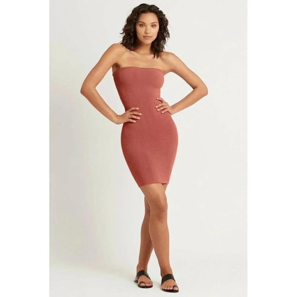 Bond Eye Verve Skirt Dress in Sienna One Size Fits All New Womens Swim Dress